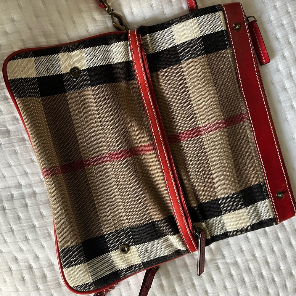Burberry Canvas Mega Check crossbody - Picture 3 of 9